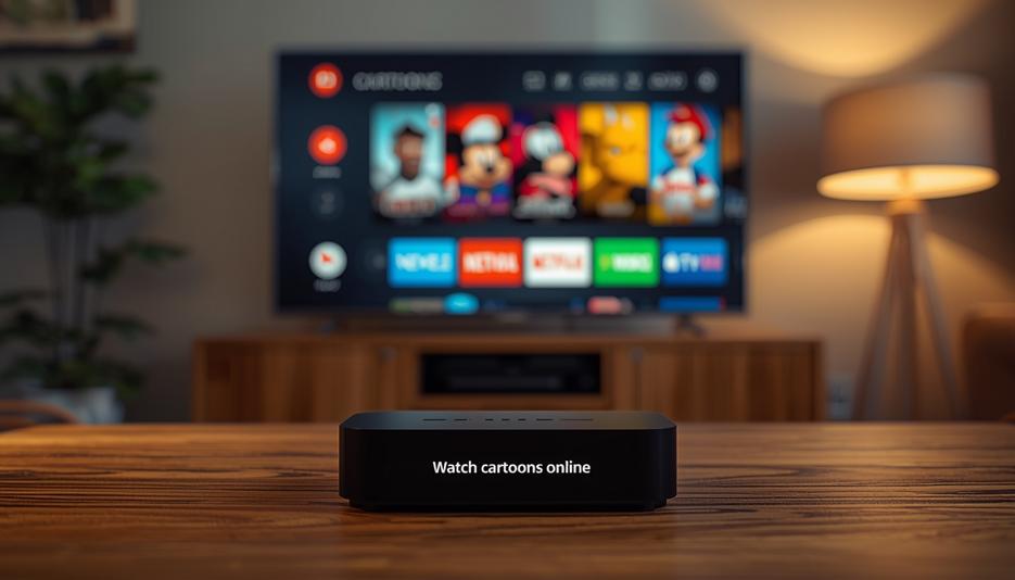 watch cartoons online illustration